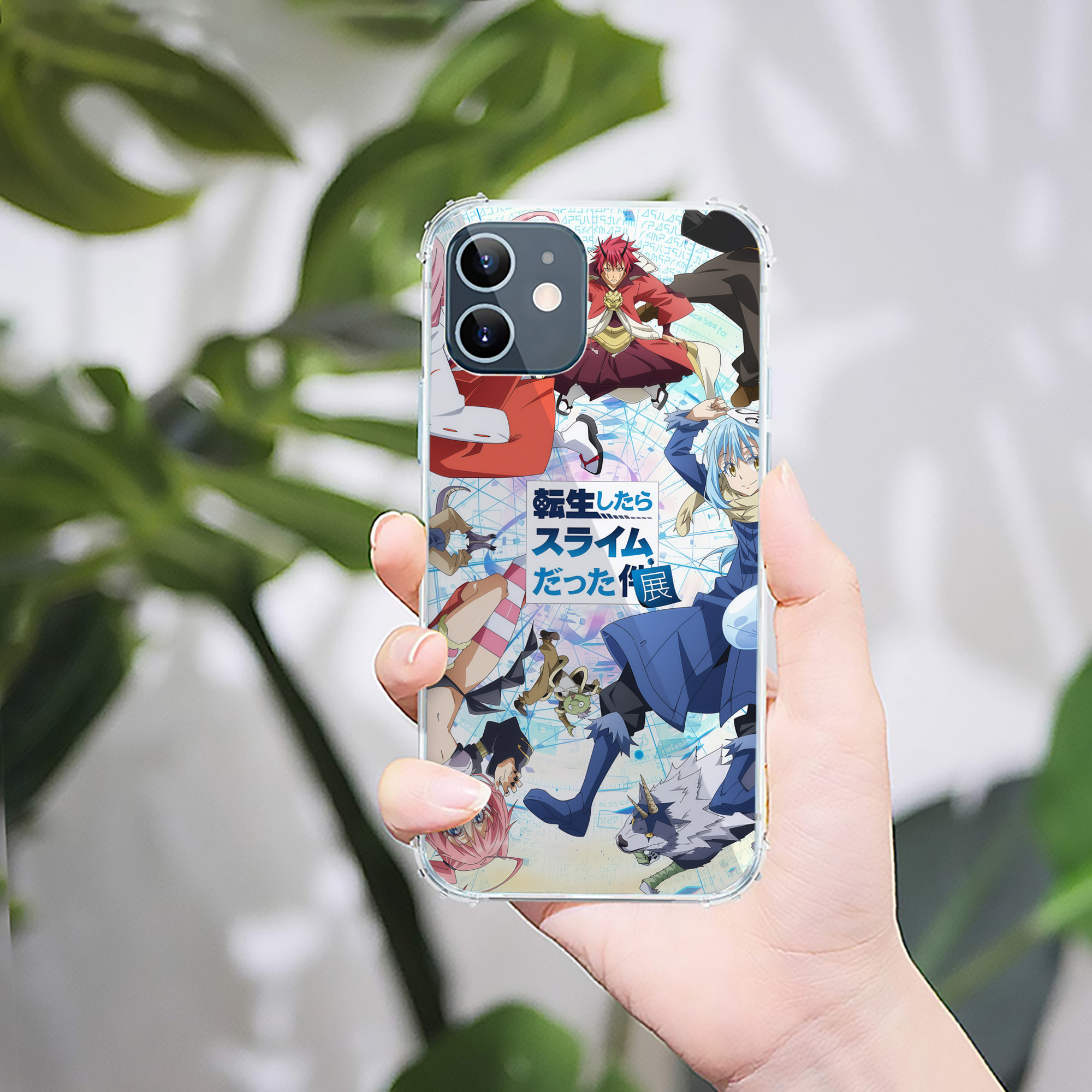 （画像用） 転スラ Regarding Reincarnated to Slime 【iPhone 12シリーズ対応】透明スマホケース（クリアソフトケース）